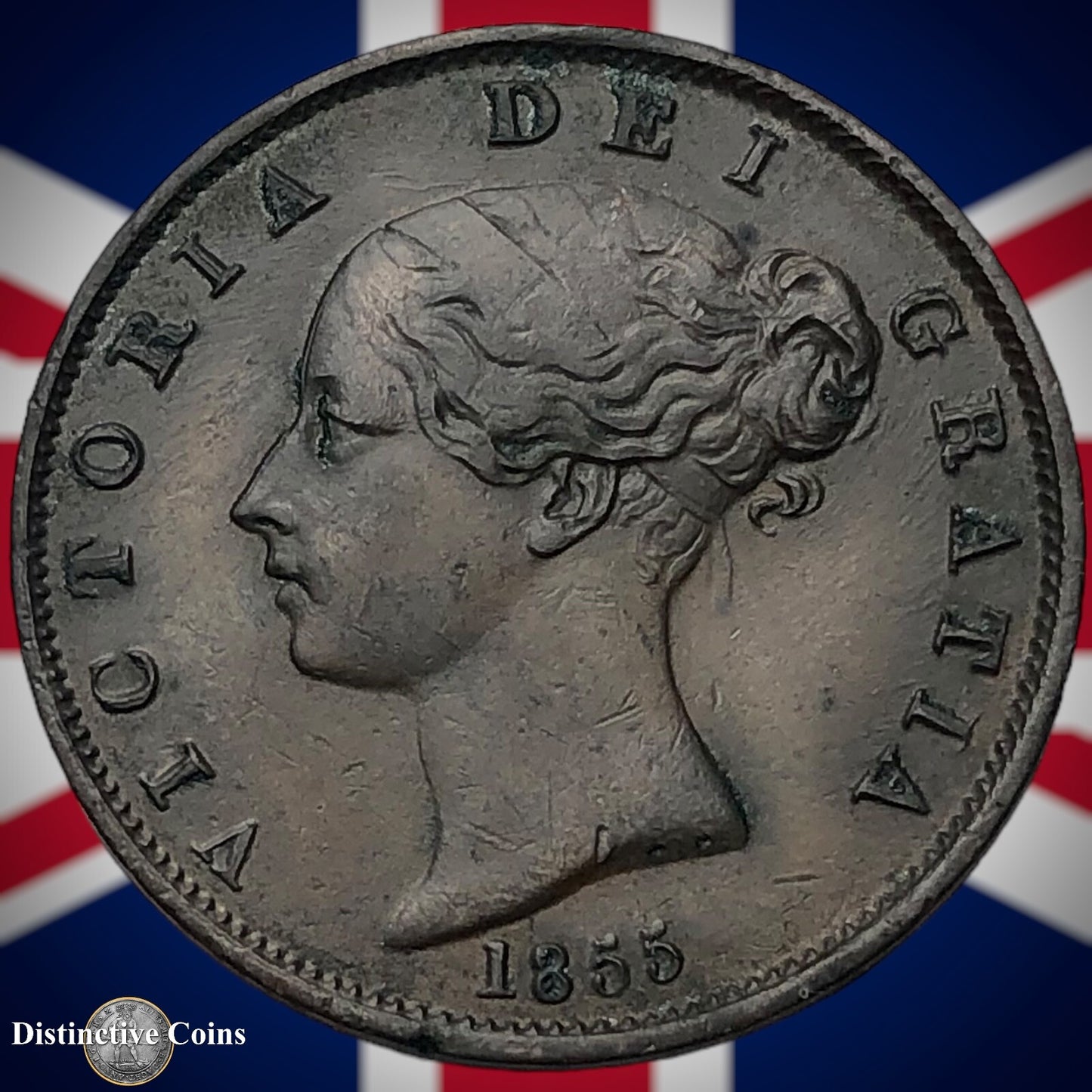 Great Britain 1855 Half Penny 1/2d GB5308