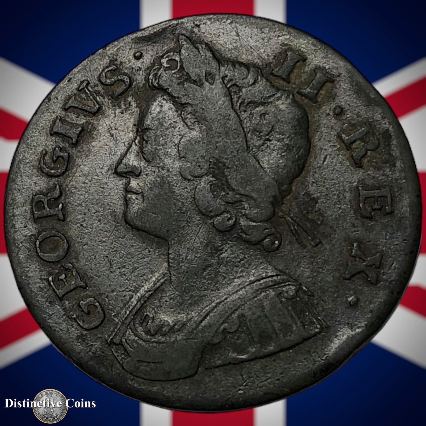 Great Britain 1738 Half Penny 1/2d GB5073