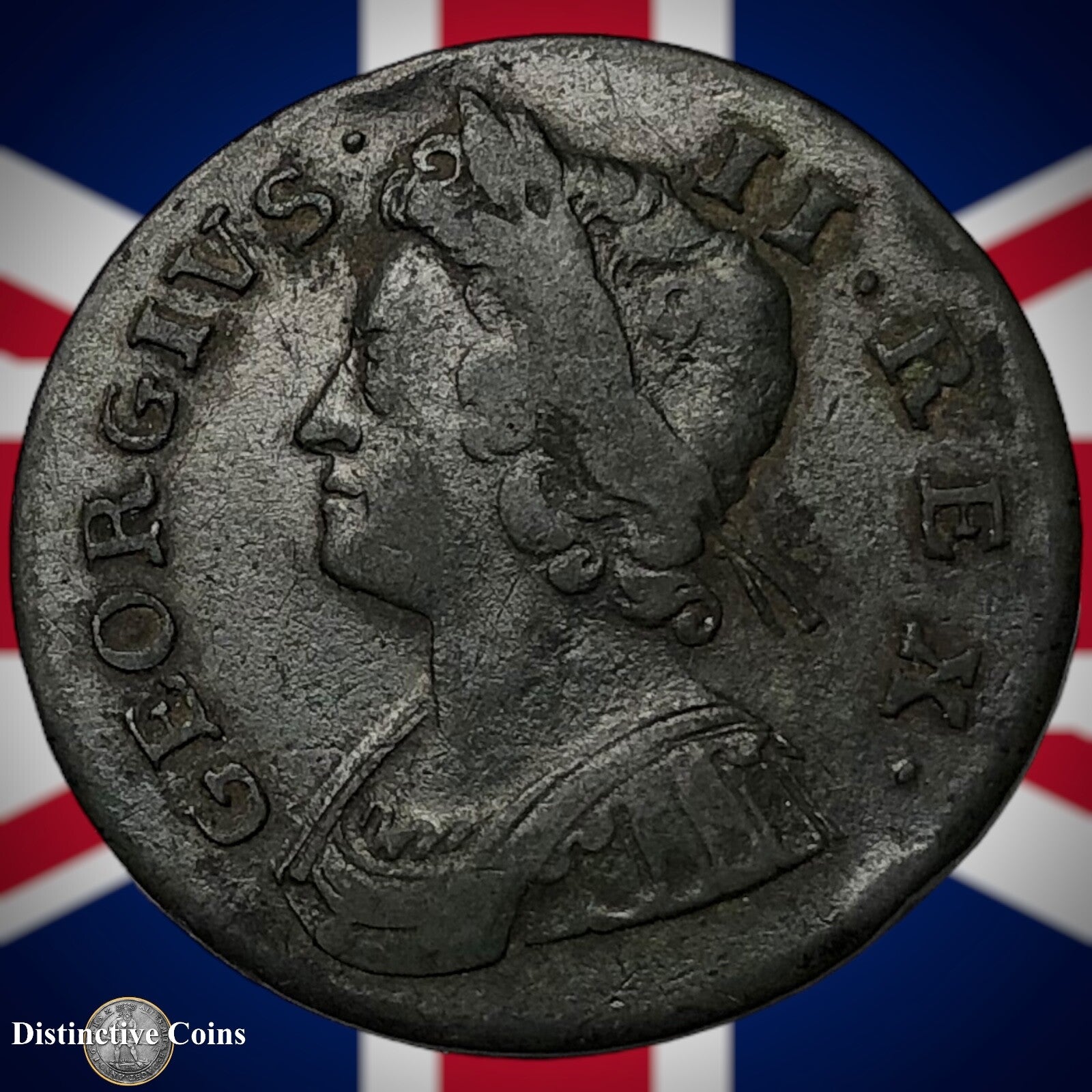 Great Britain 1738 Half Penny 1/2d GB5073
