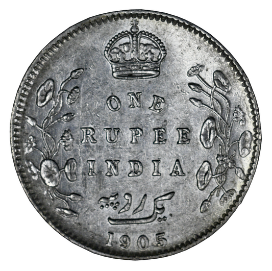 India 1905 B Rupee NNC Slab  S777