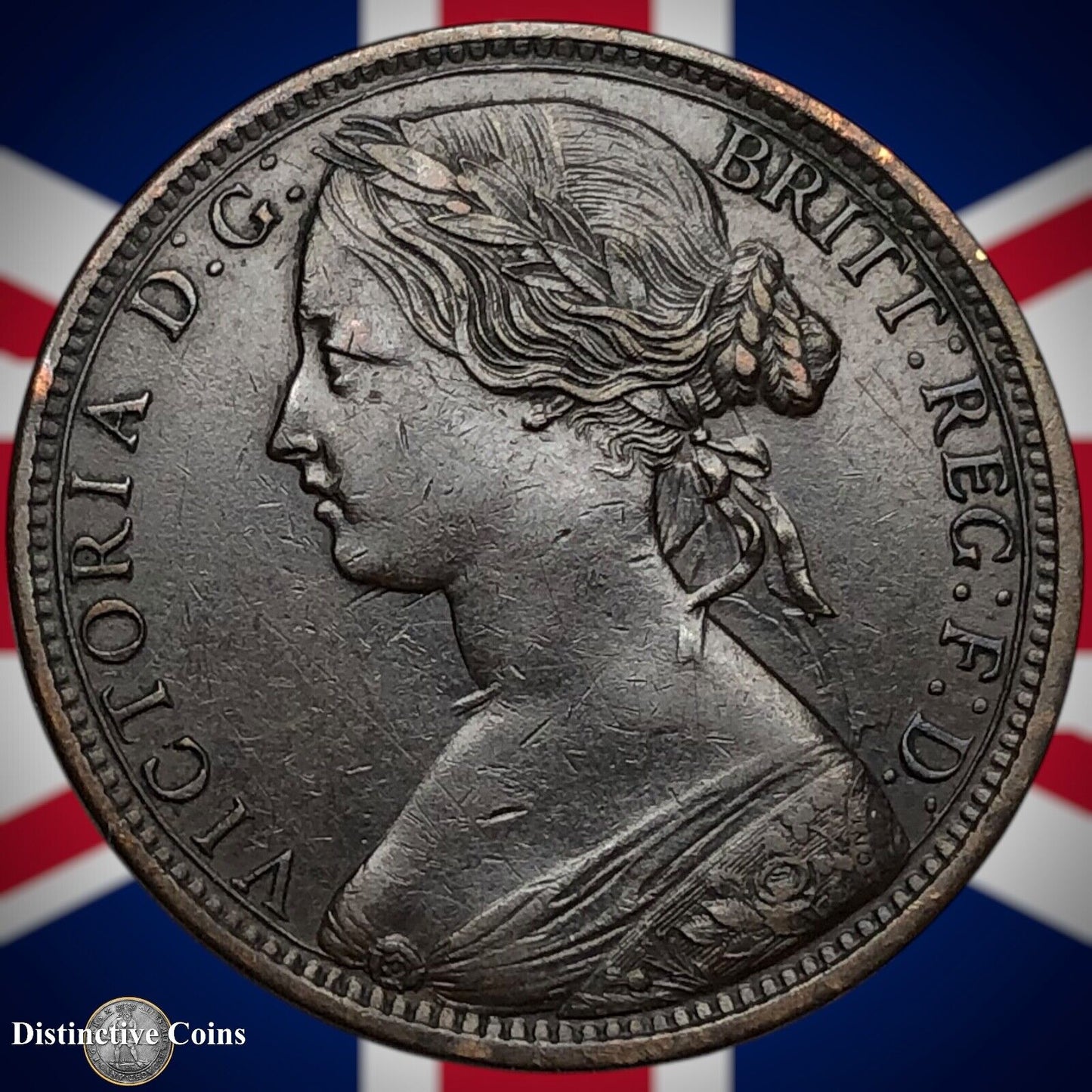 Great Britain 1862 Penny 1d GB6224