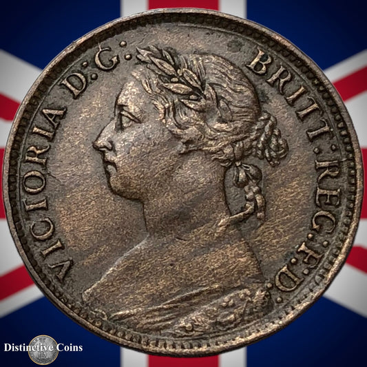 Great Britain 1884 Farthing 1/4d GB4074