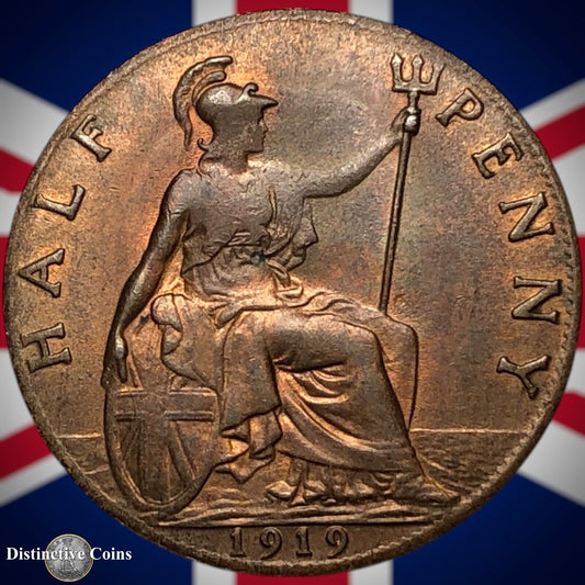 Great Britain 1919 Half Penny 1/2d GB5870