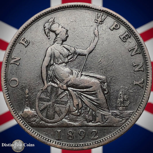 Great Britain 1892 Penny 1d GB6548