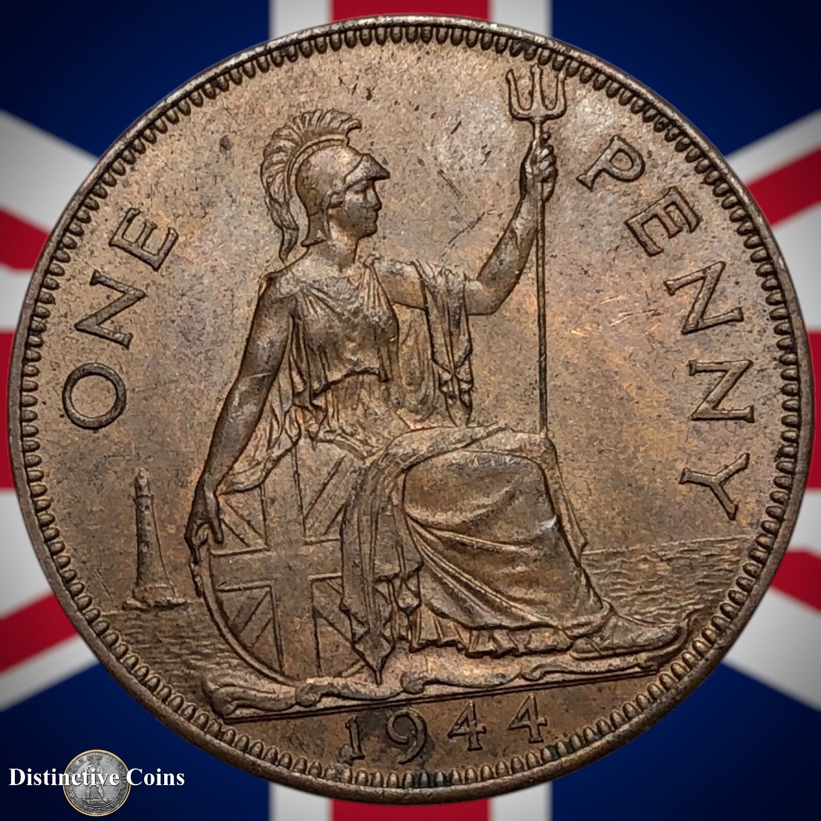 Great Britain 1944 Penny 1d GB7268