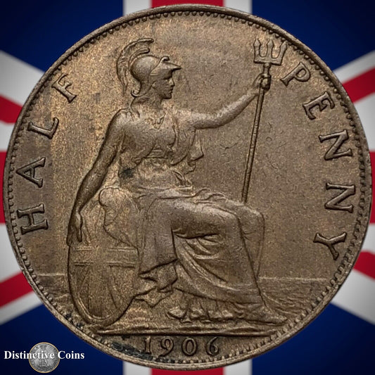Great Britain 1906 Half Penny 1/2d GB5806