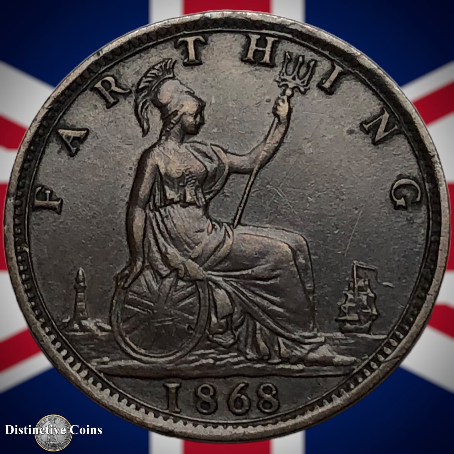 Great Britain 1868 Farthing 1/4d GB3626