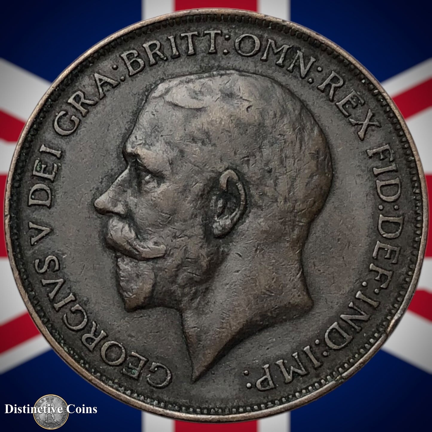 Great Britain 1912 H Penny 1d GB6792