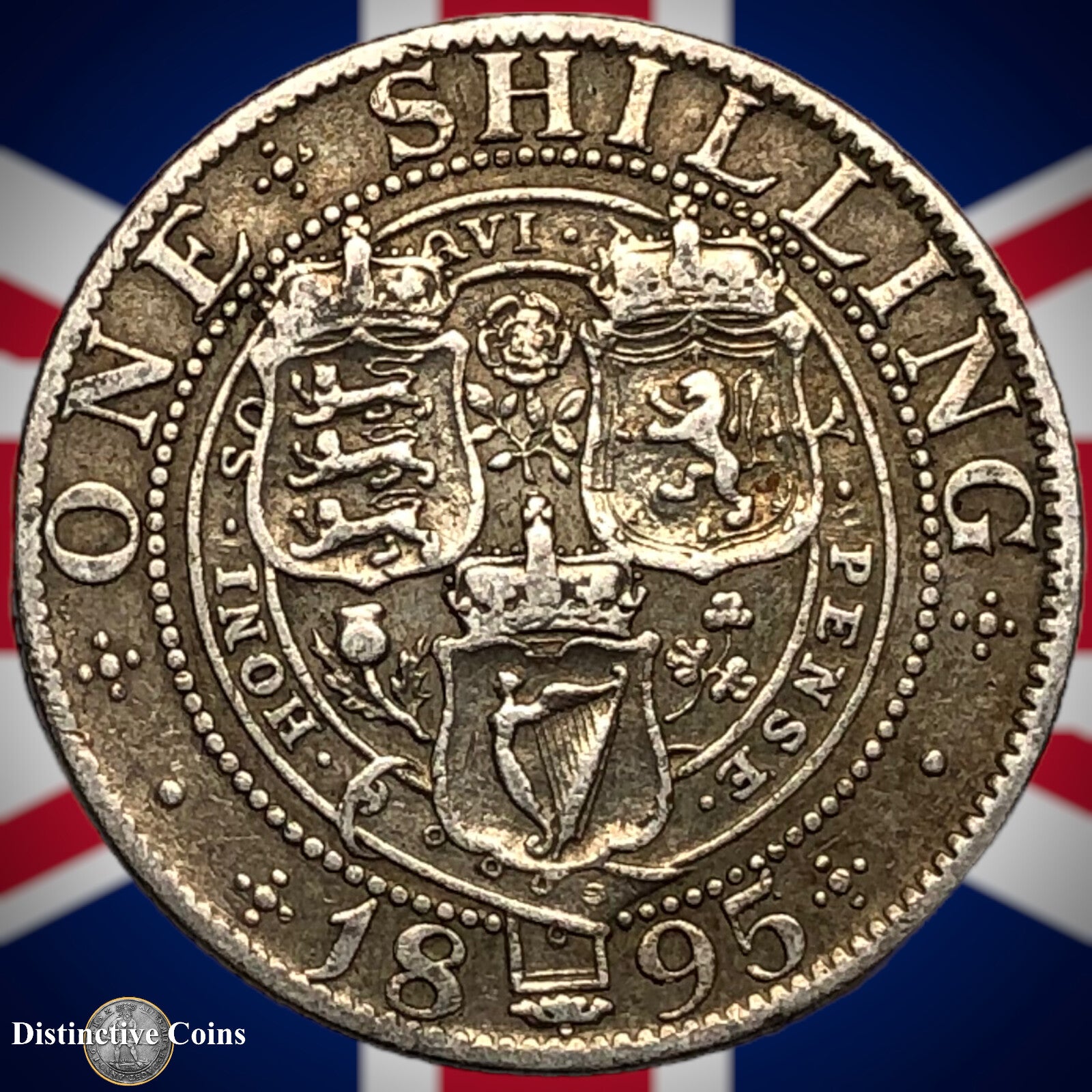 Great Britain 1895 British One Shilling GB0639