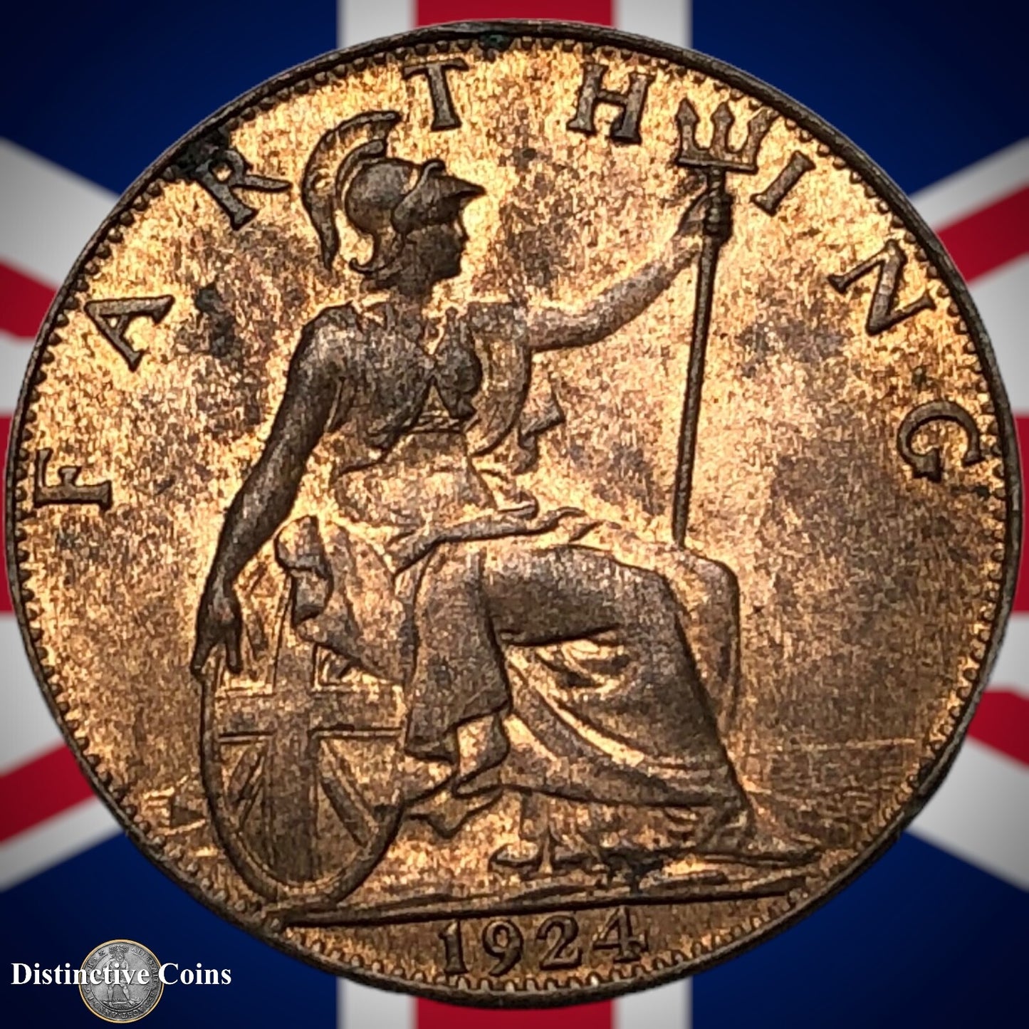 Great Britain 1924 Farthing 1/4d GB4796