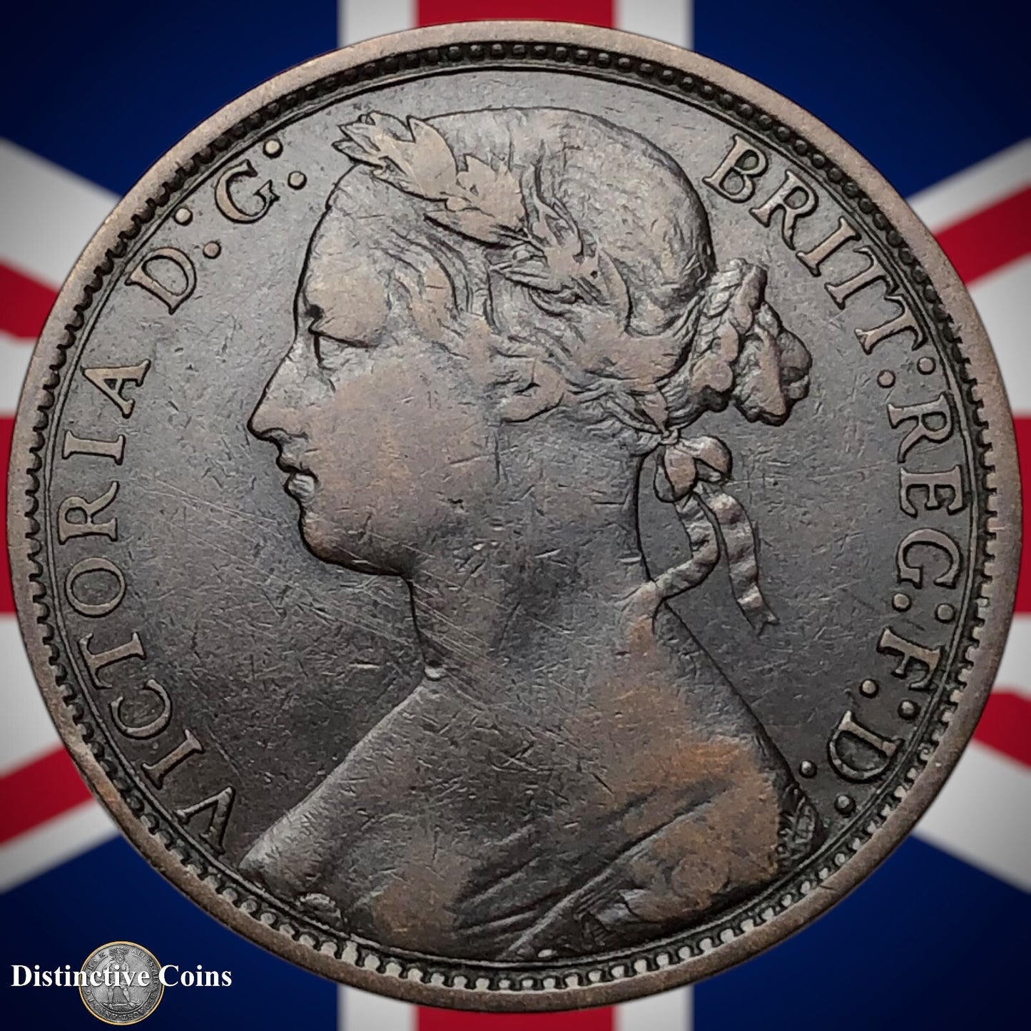 Great Britain 1877 Penny 1d GB6393