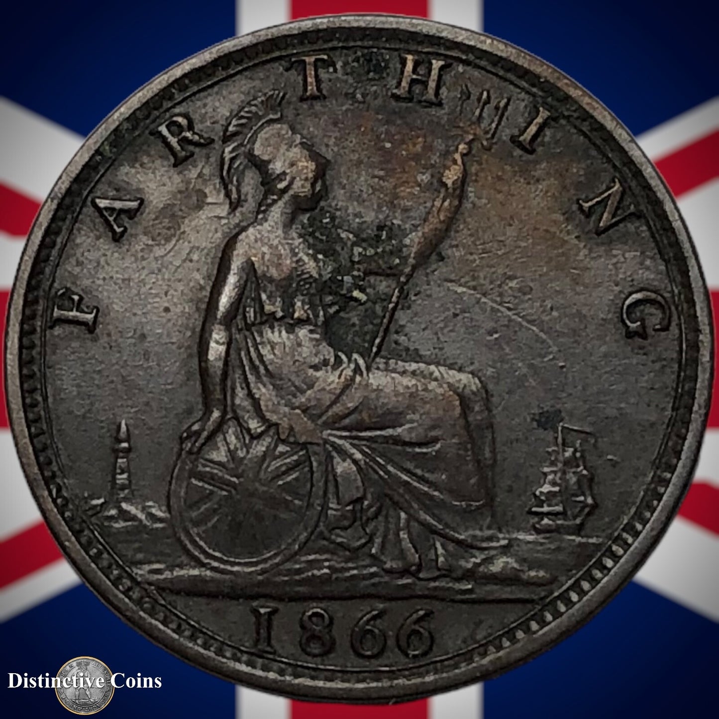 Great Britain 1866 Farthing 1/4d GB3558