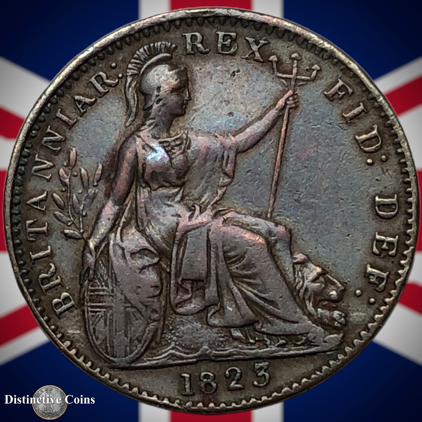 Great Britain 1823 Farthing 1/4d GB3272