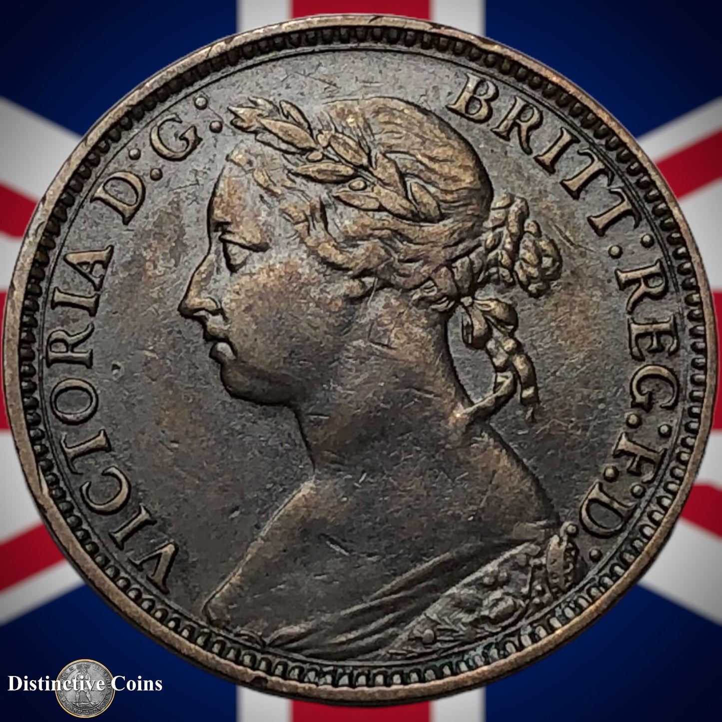 Great Britain 1882 H Farthing 1/4d GB4031