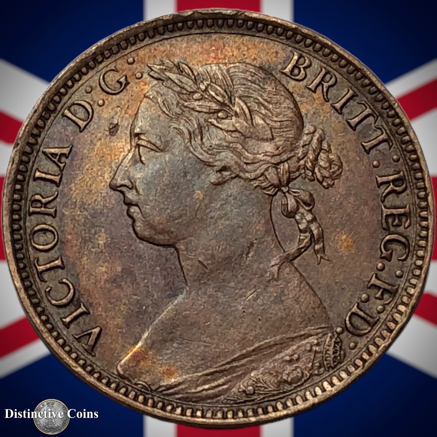 Great Britain 1885 Farthing 1/4d GB4179