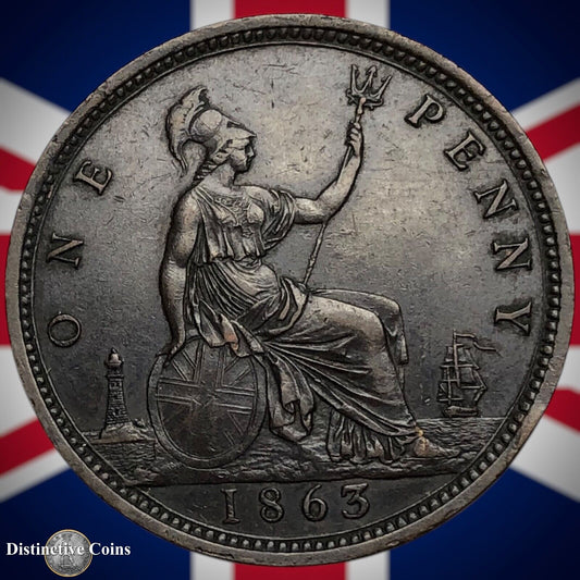 Great Britain 1863 Penny 1d GB6254