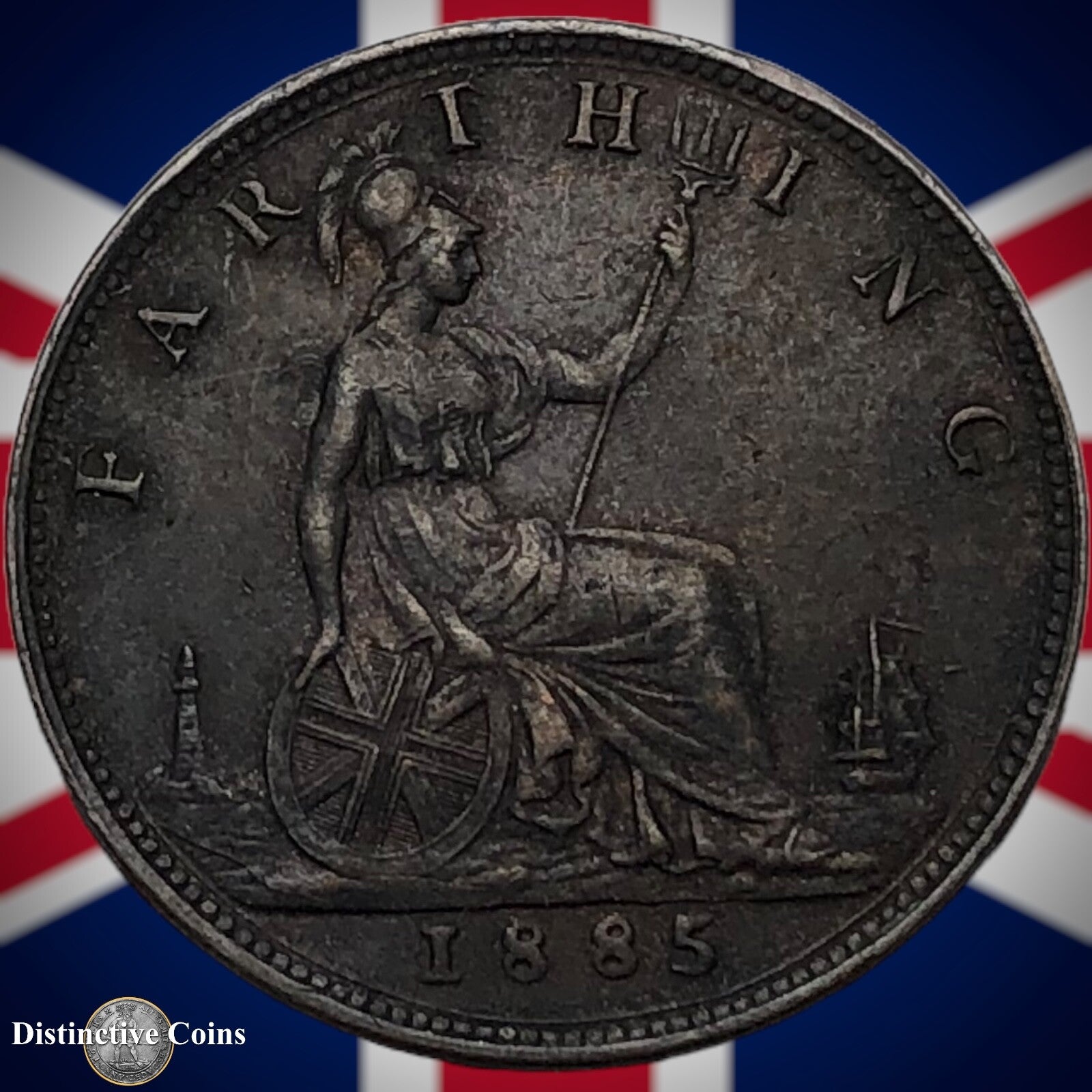 Great Britain 1885 Farthing 1/4d GB4158