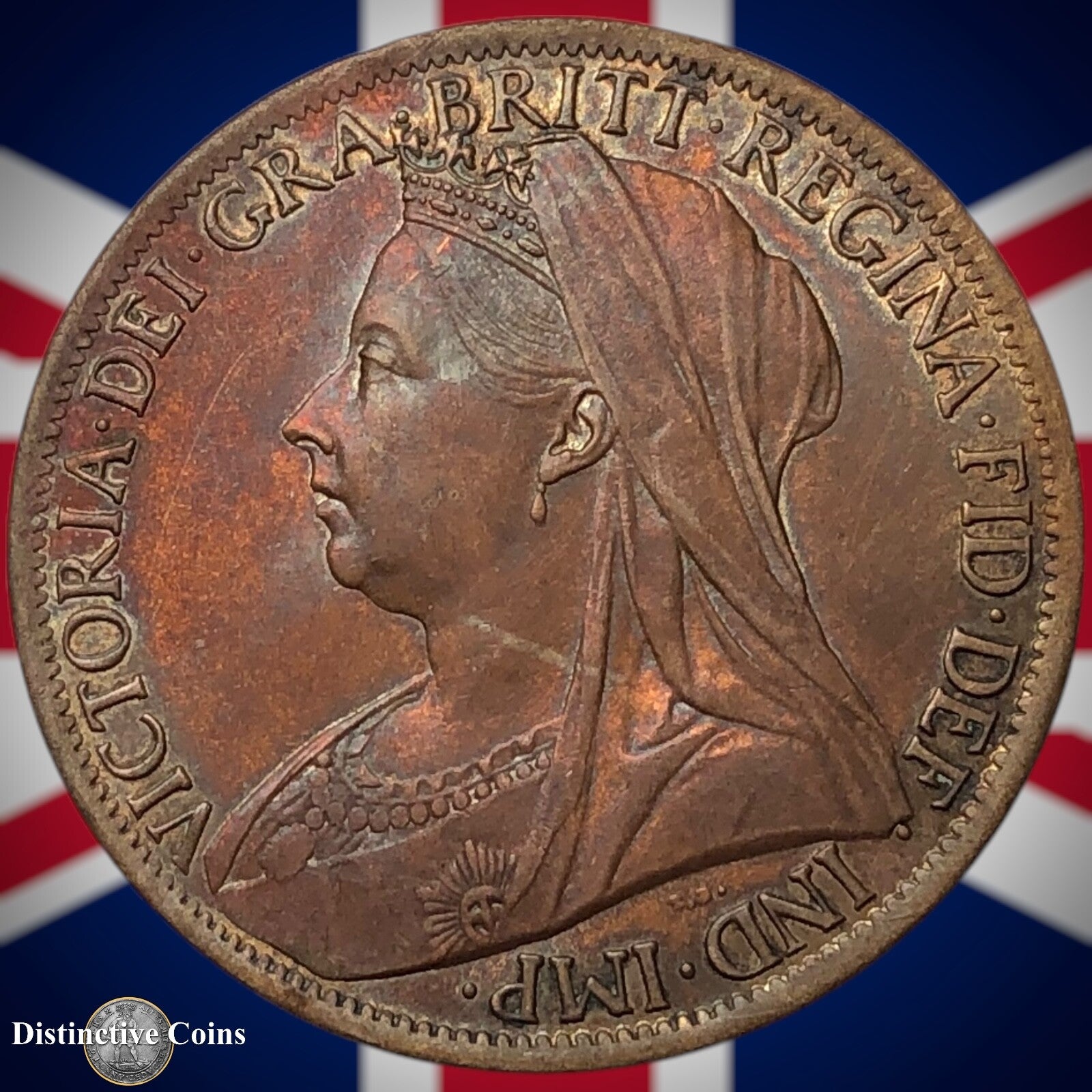 Great Britain 1901 Penny 1d GB6648