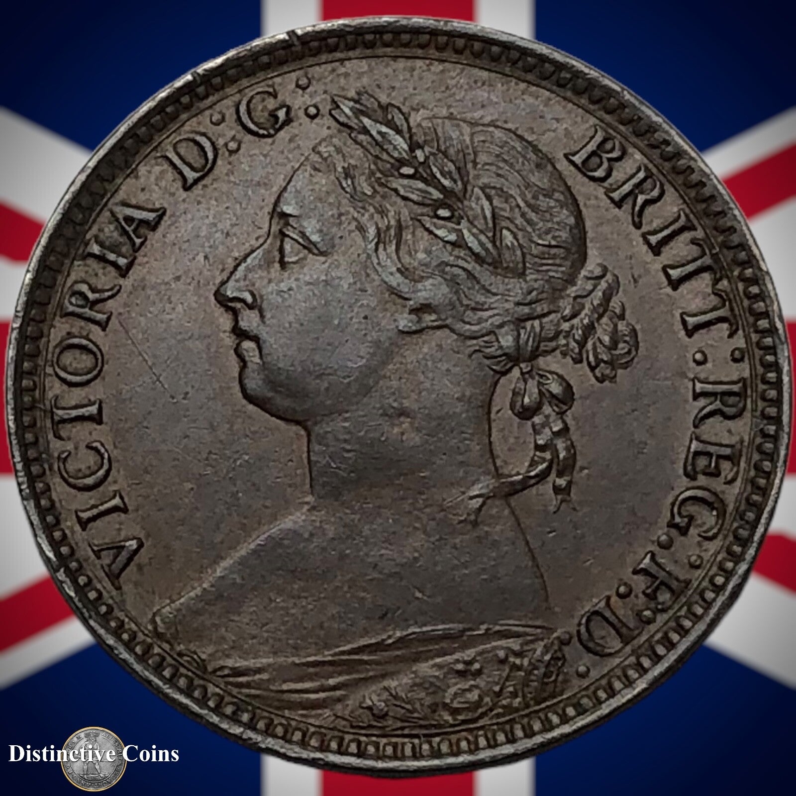 Great Britain 1884 Farthing 1/4d GB4123