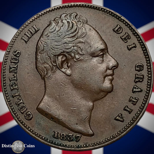 Great Britain 1837 Farthing 1/4d GB3391