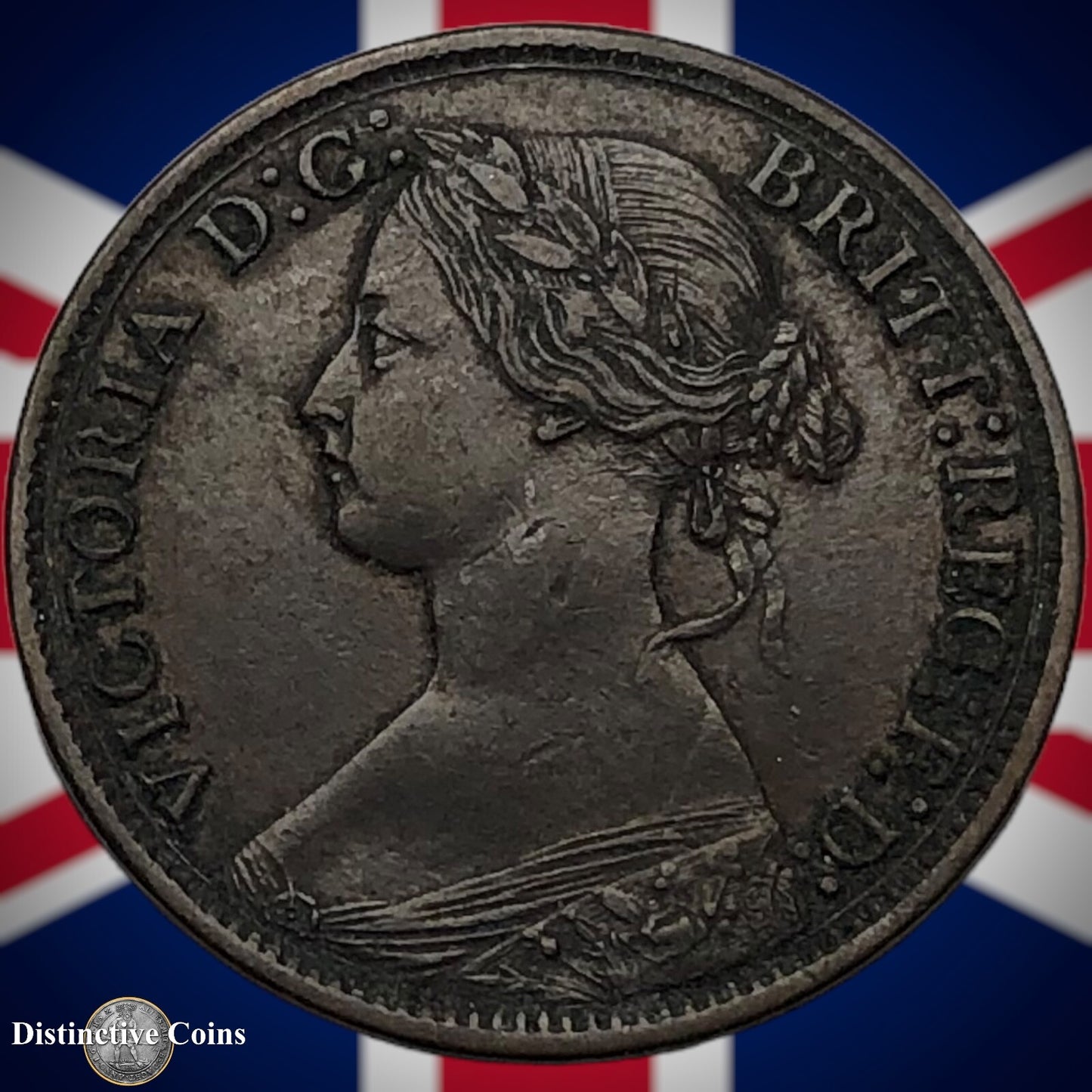Great Britain 1868 Farthing 1/4d GB3617