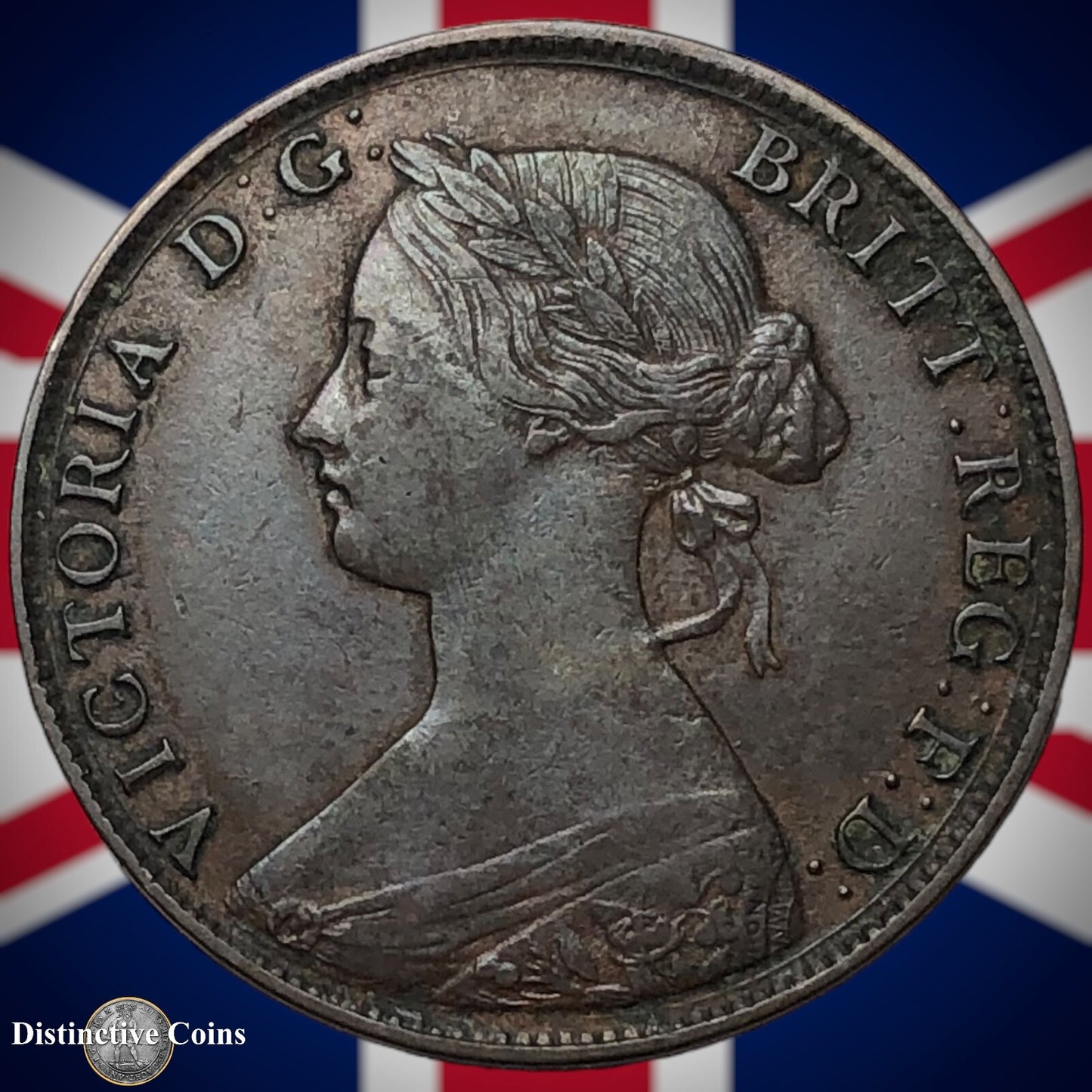 Great Britain 1861 Half Penny 1/2d GB5364