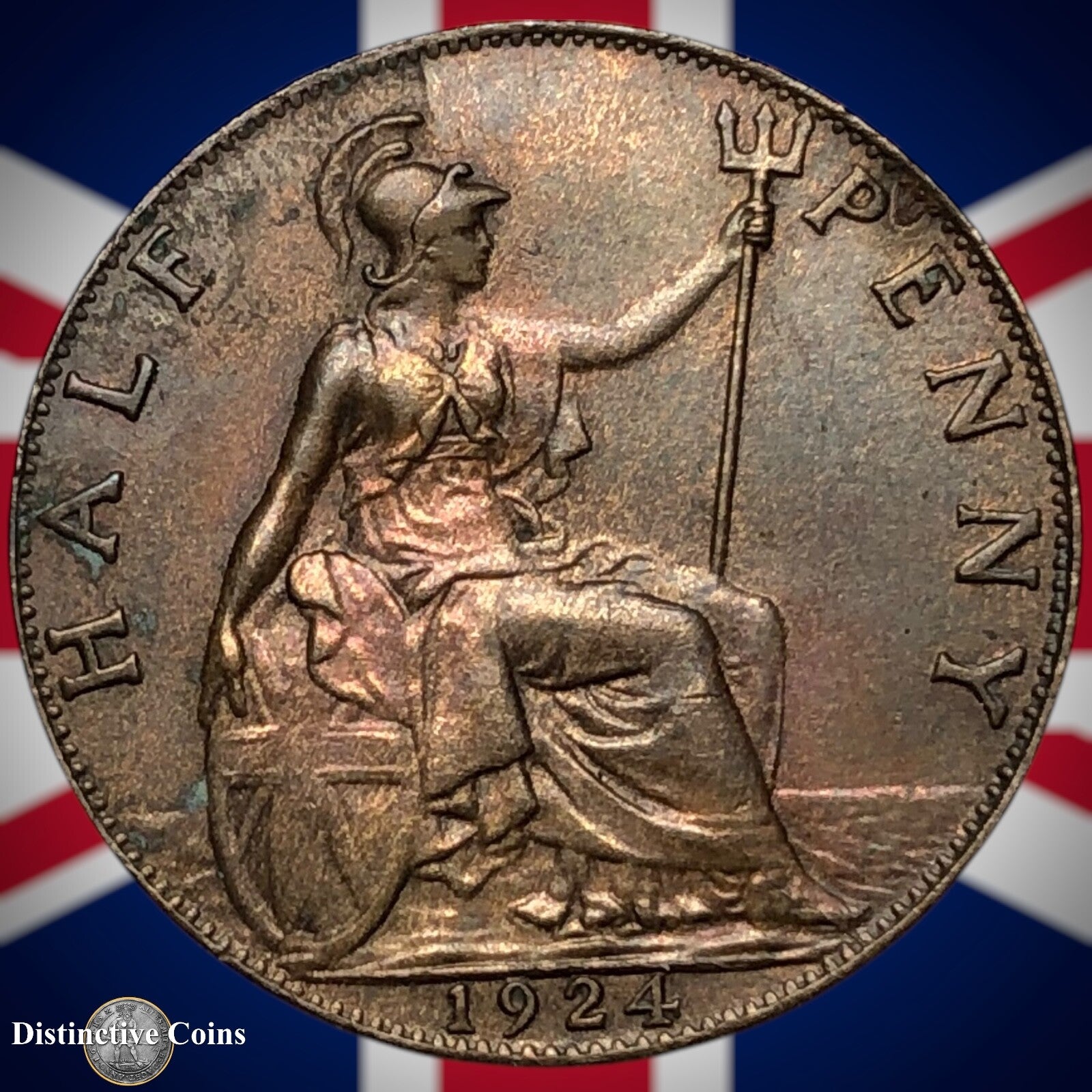 Great Britain 1924 Half Penny 1/2d GB5905