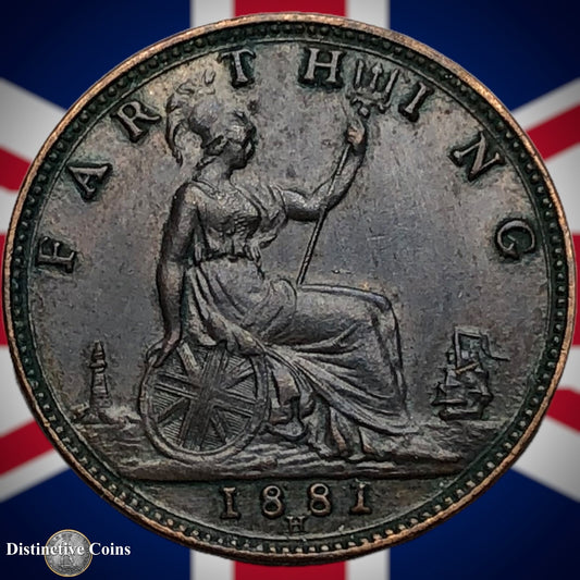 Great Britain 1881 H Farthing 1/4d GB3924