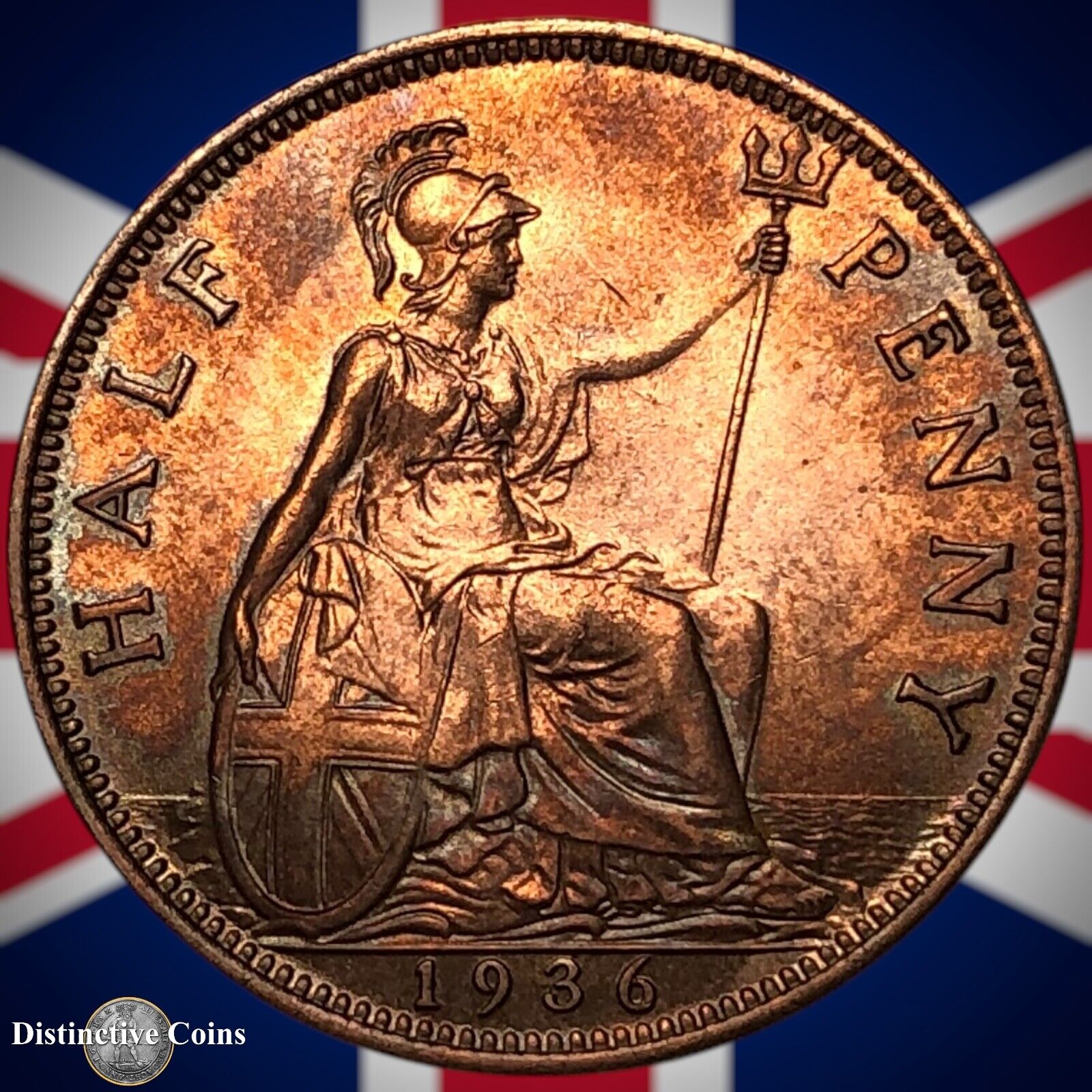 Great Britain 1936 Half Penny 1/2d GB5993