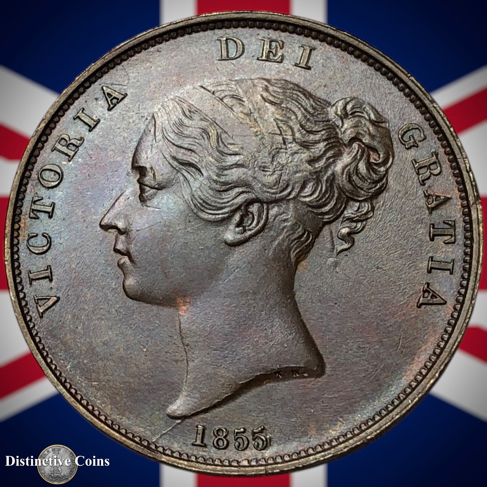 Great Britain 1855 Penny 1d GB6146