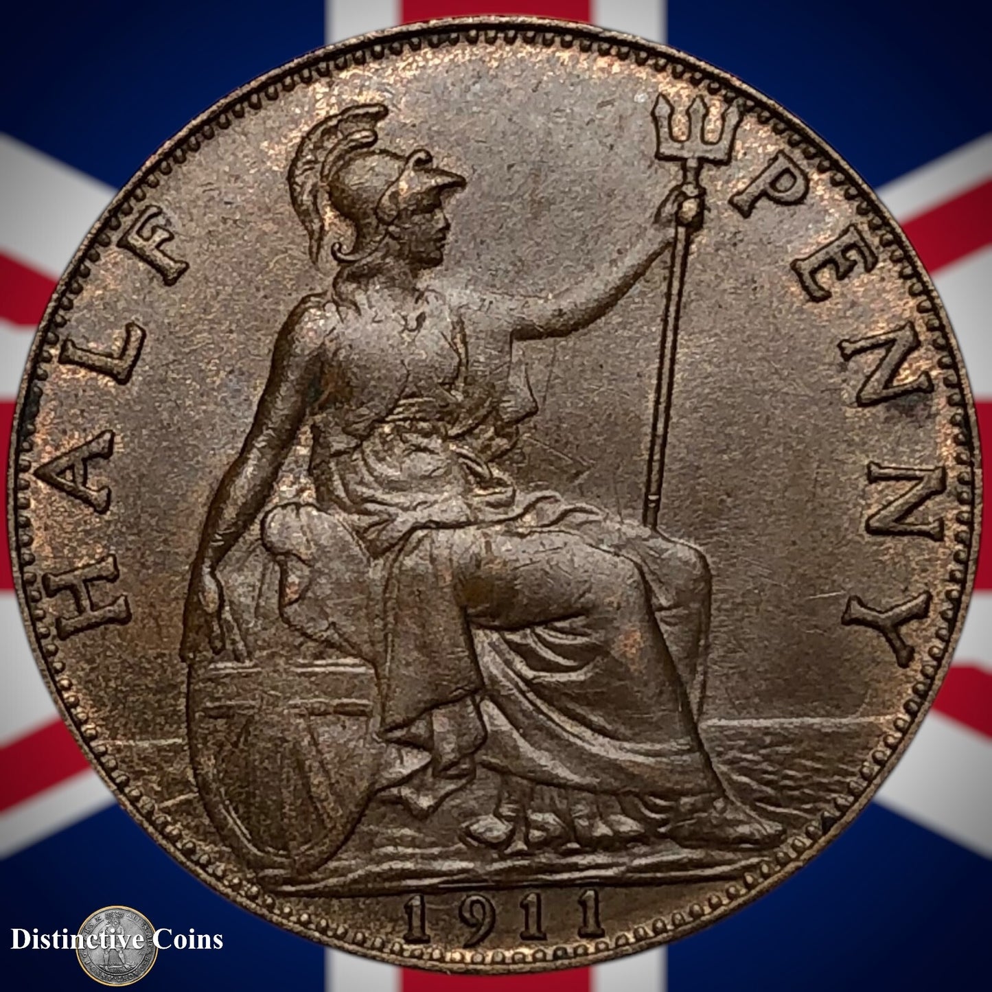 Great Britain 1911 Half Penny 1/2d GB5835