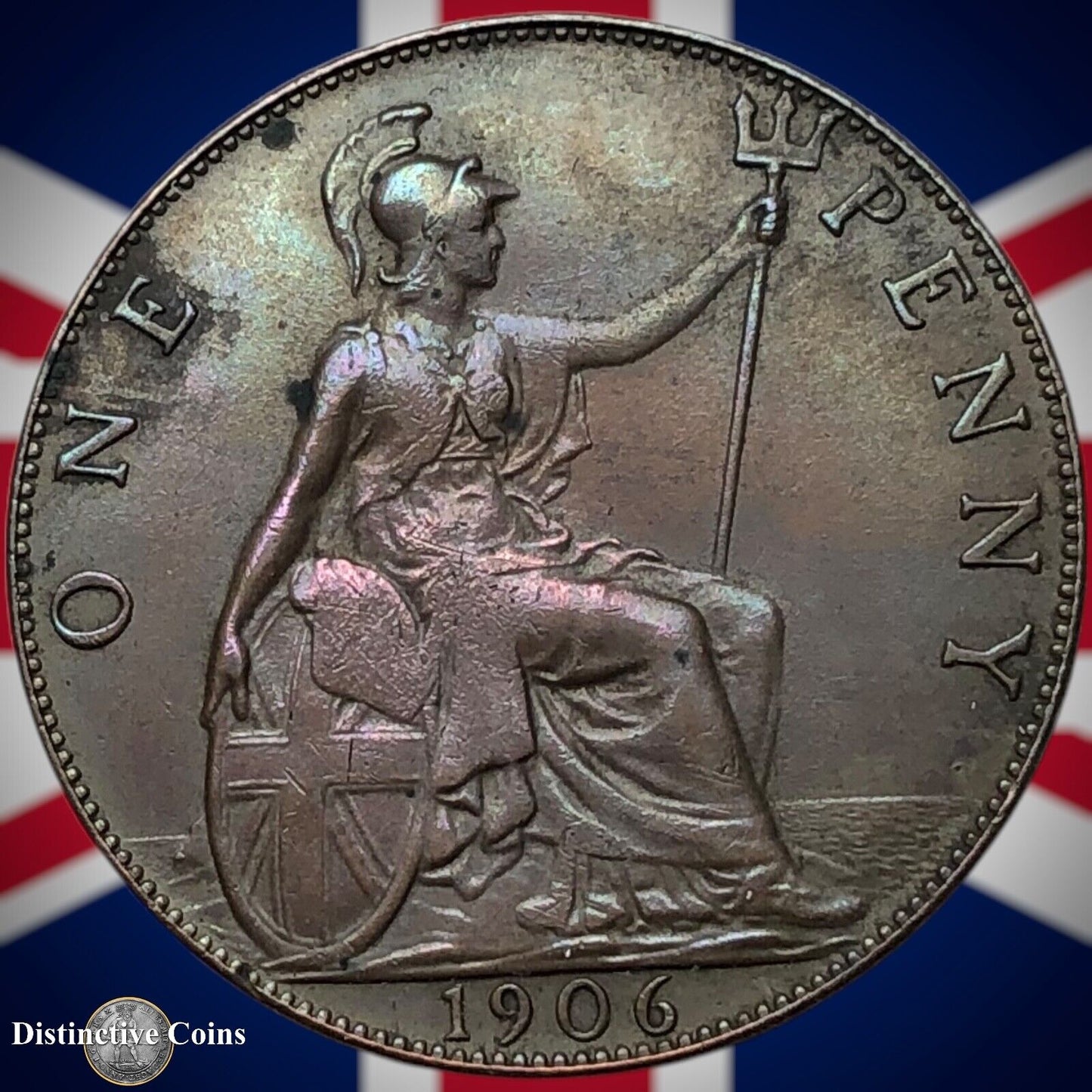 Great Britain 1906 Penny 1d GB6676