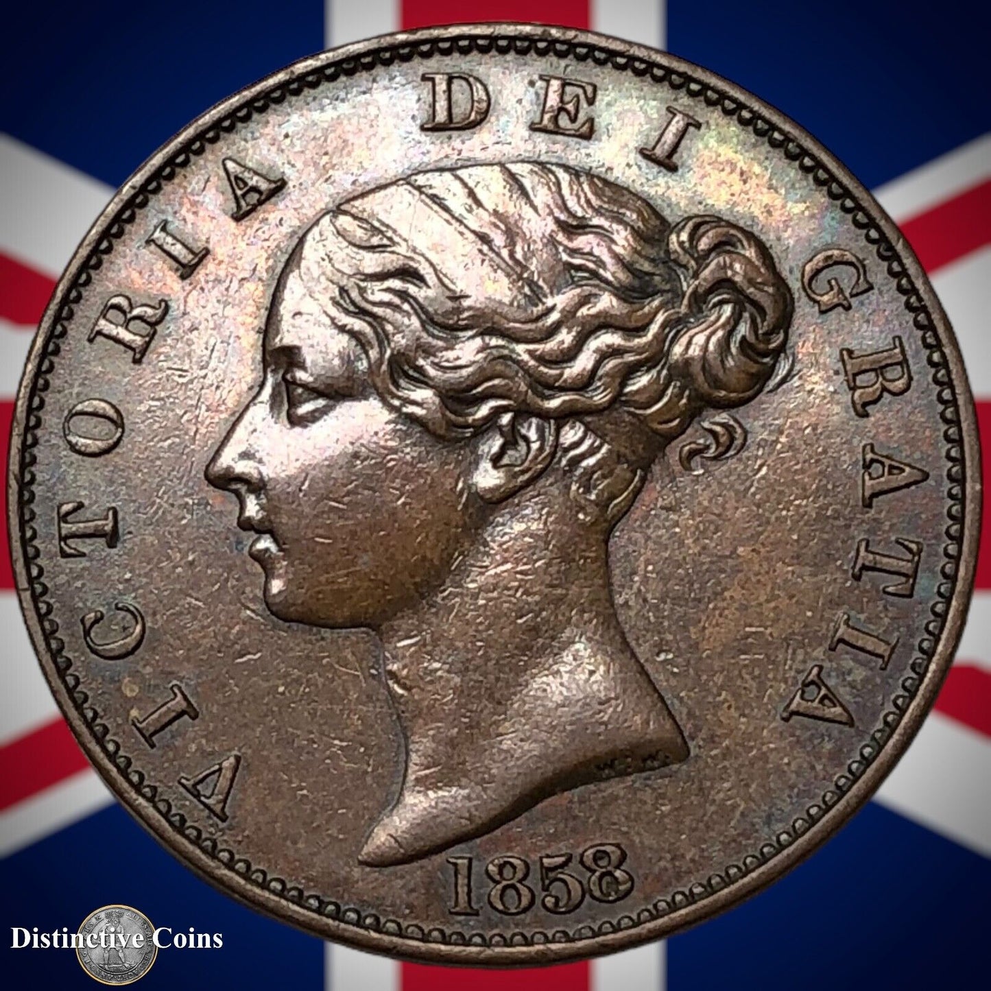 Great Britain 1858/7 Half Penny 1/2d GB5331