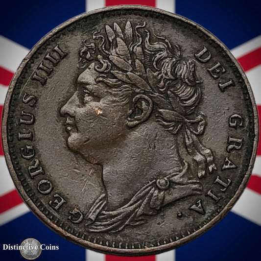 Great Britain 1822 Farthing 1/4d GB3244