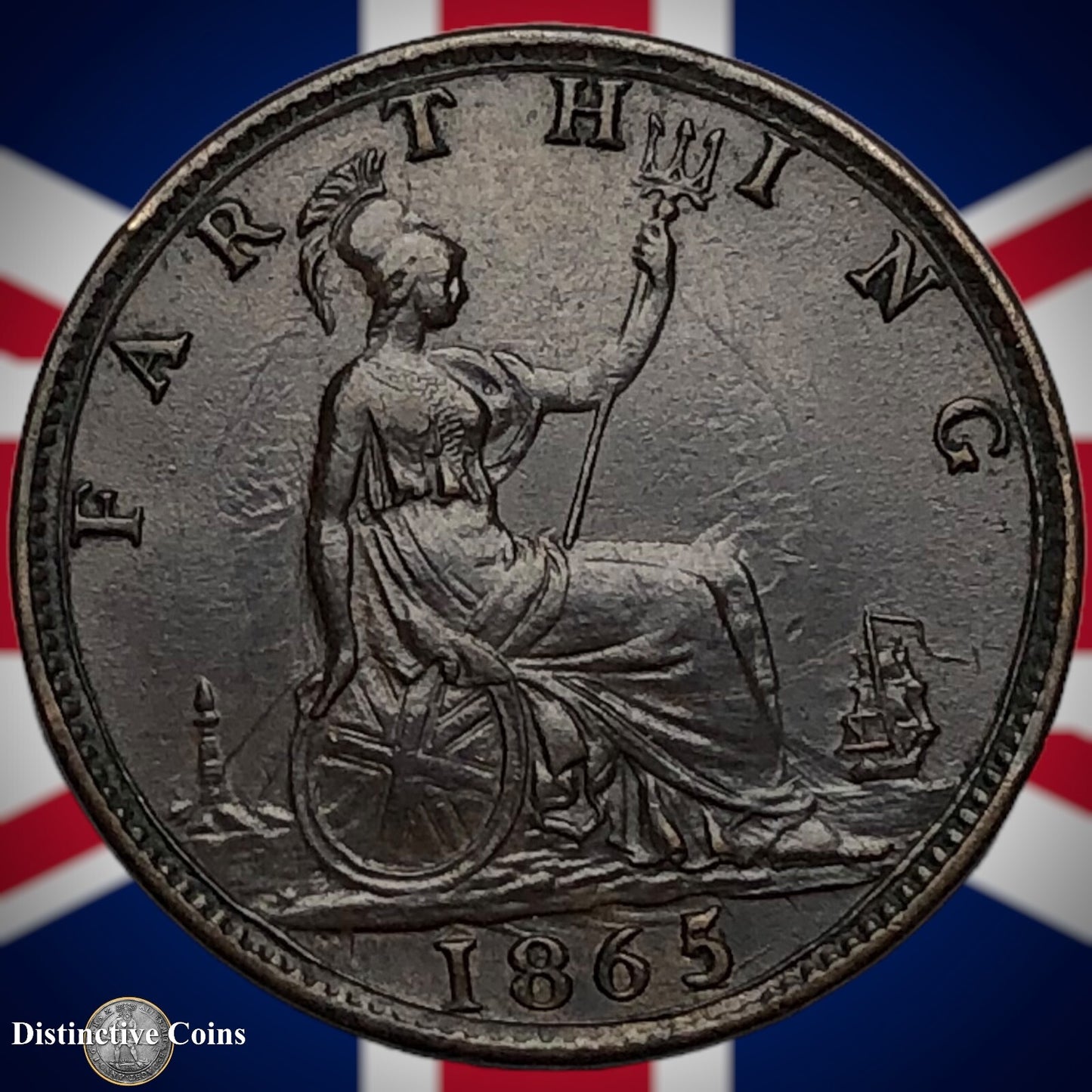 Great Britain 1865/2 Farthing 1/4d GB3550