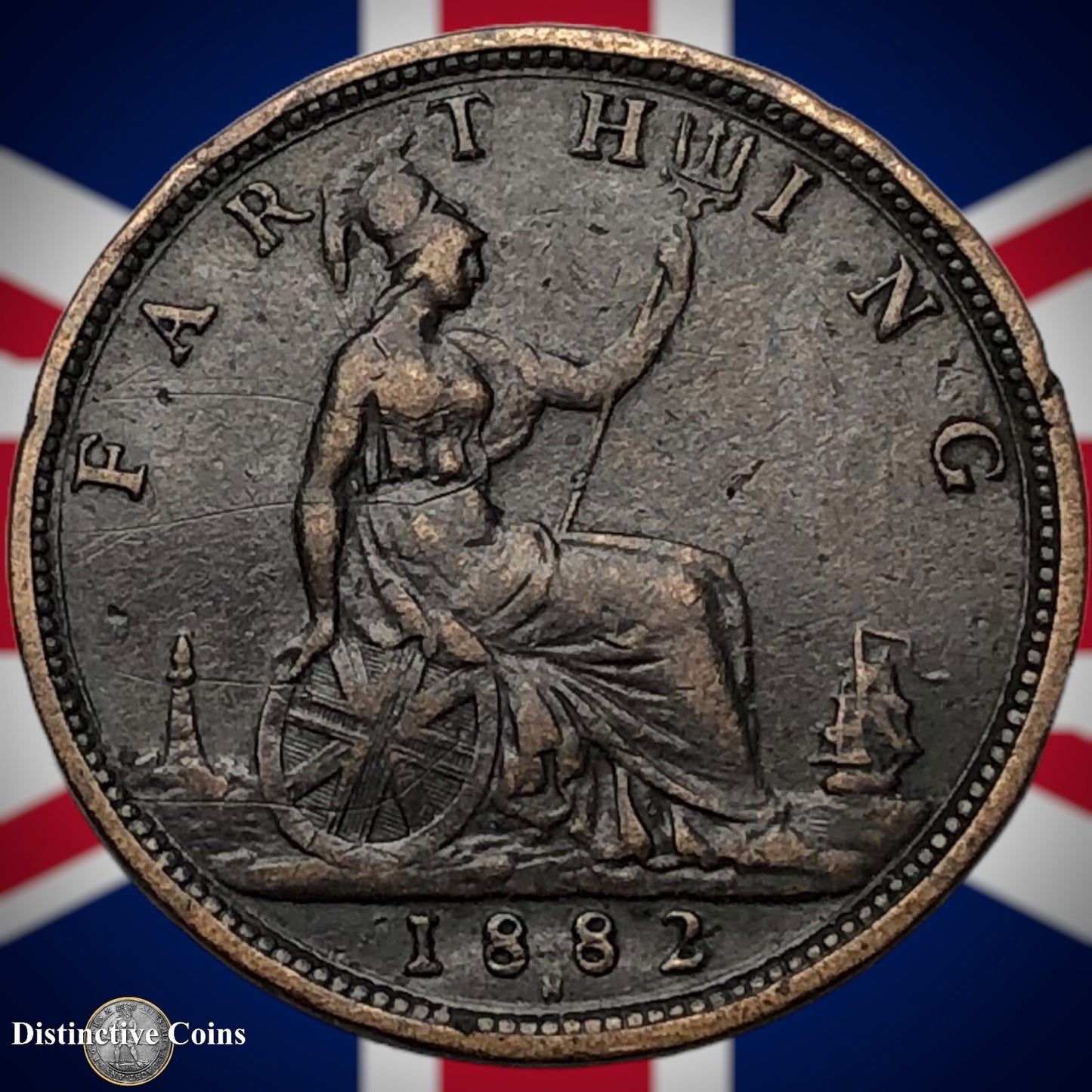 Great Britain 1882 H Farthing 1/4d GB4027