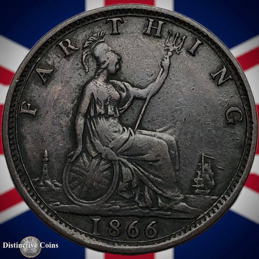 Great Britain 1866 Farthing 1/4d GB3571