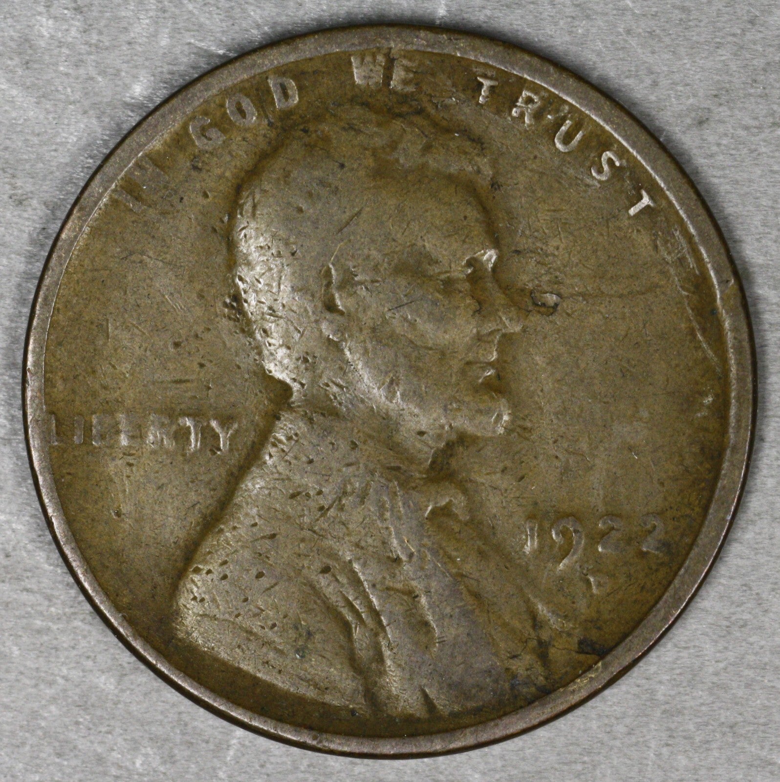 US 1922 D Lincoln Wheat Penny  A3290