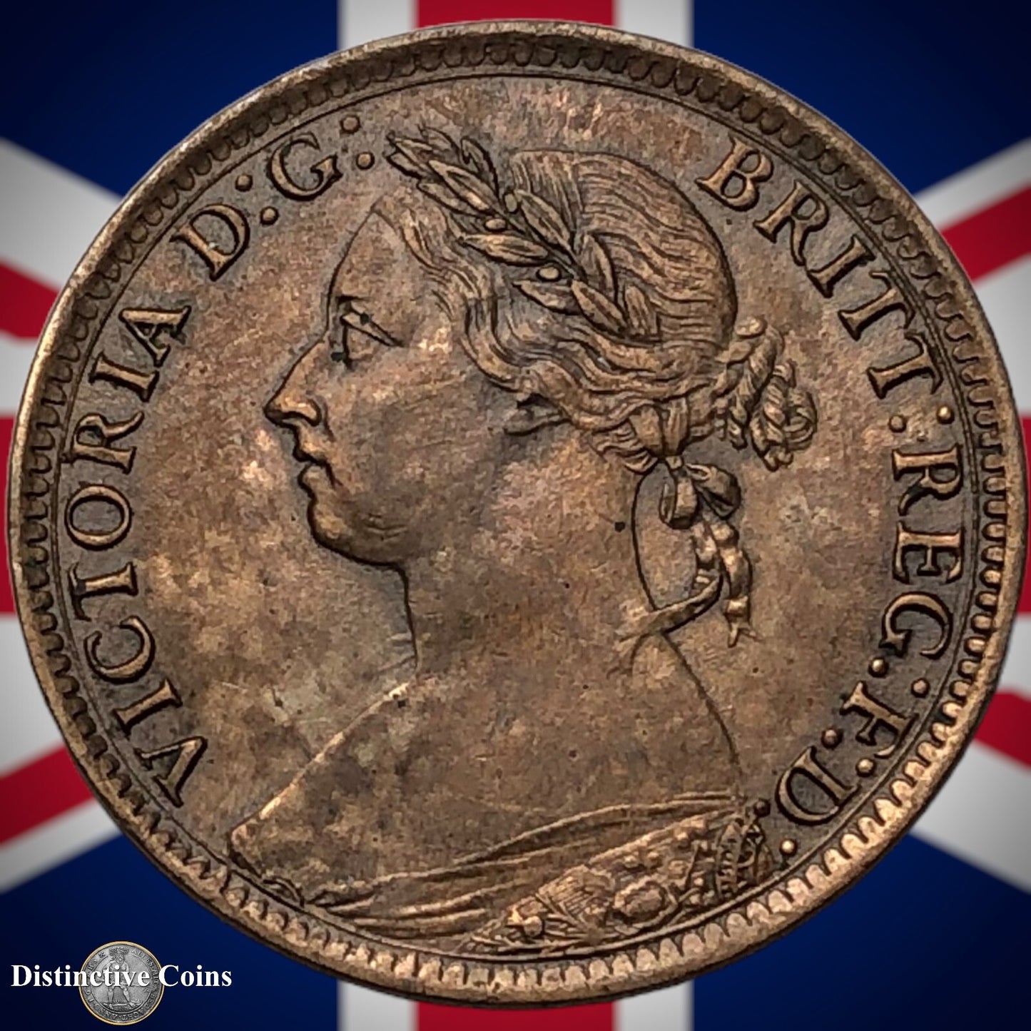 Great Britain 1890 Farthing 1/4d GB4290