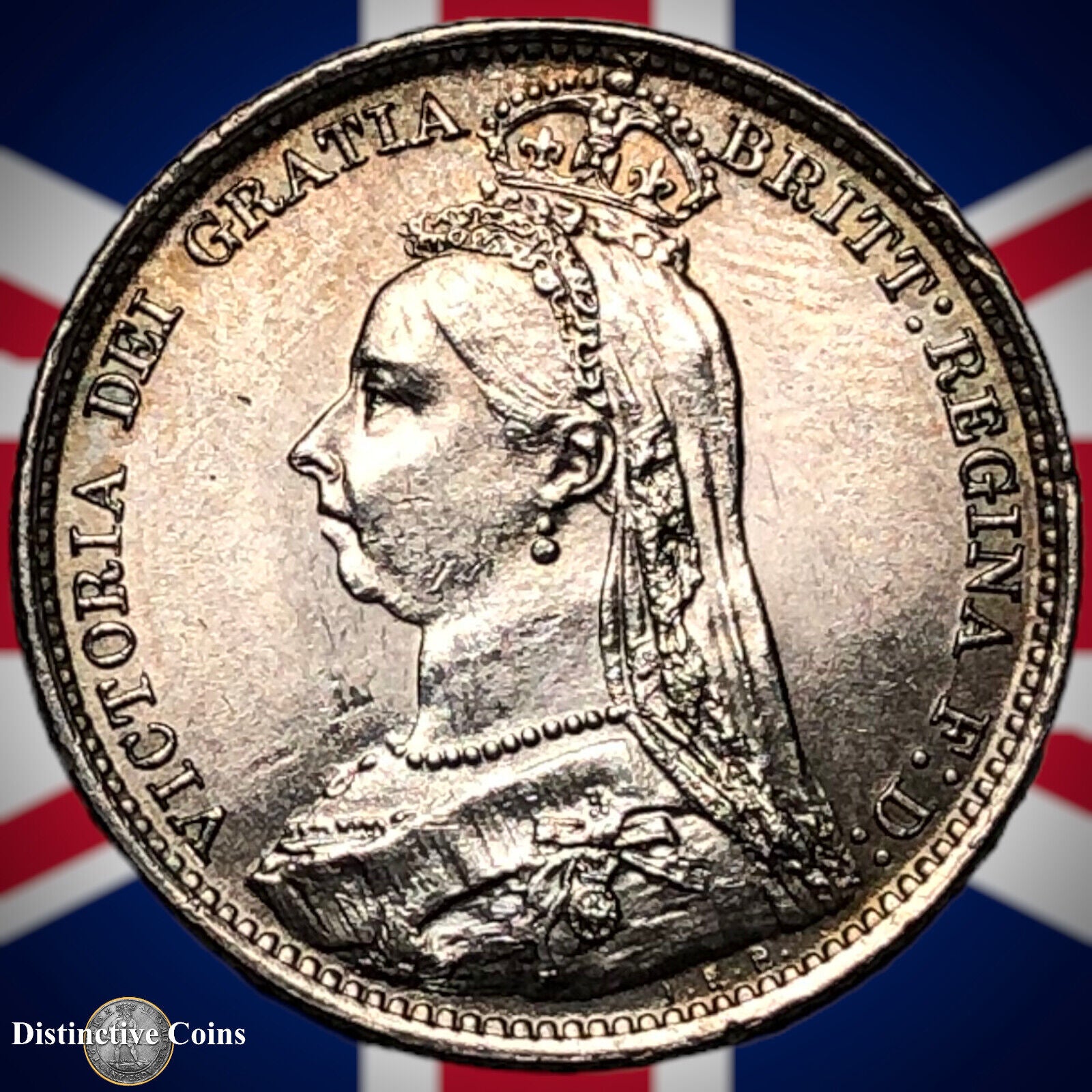 Great Britain 1891 Six Pence GB2758