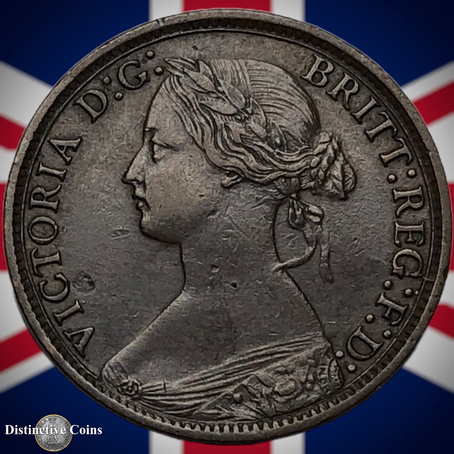 Great Britain 1867 Farthing 1/4d GB3591