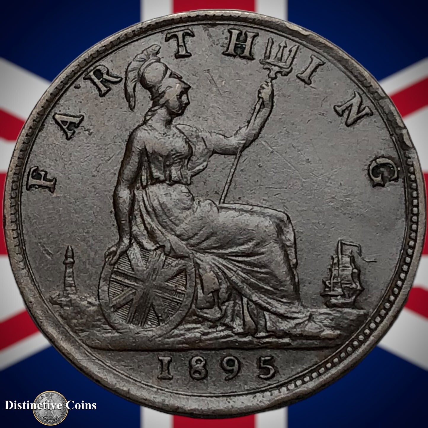 Great Britain 1895 Farthing 1/4d GB4400