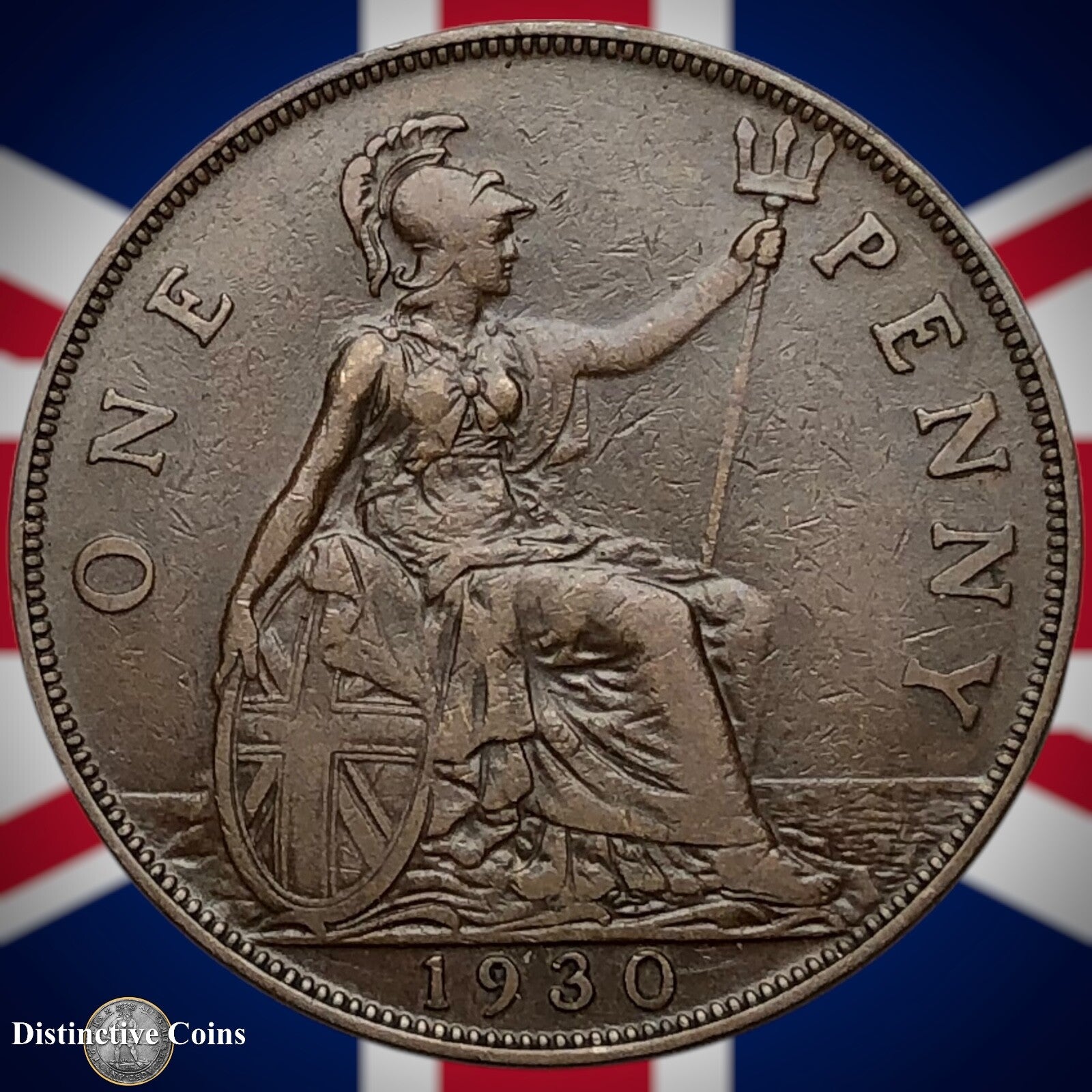 Great Britain 1930 Penny 1d GB7103