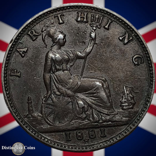 Great Britain 1881 H Farthing 1/4d GB3897