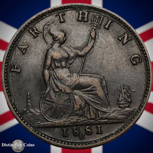 Great Britain 1881 H Farthing 1/4d GB3914