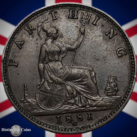 Great Britain 1881 H Farthing 1/4d GB3942