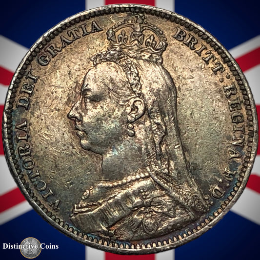 Great Britain 1891 British One Shilling GB0585