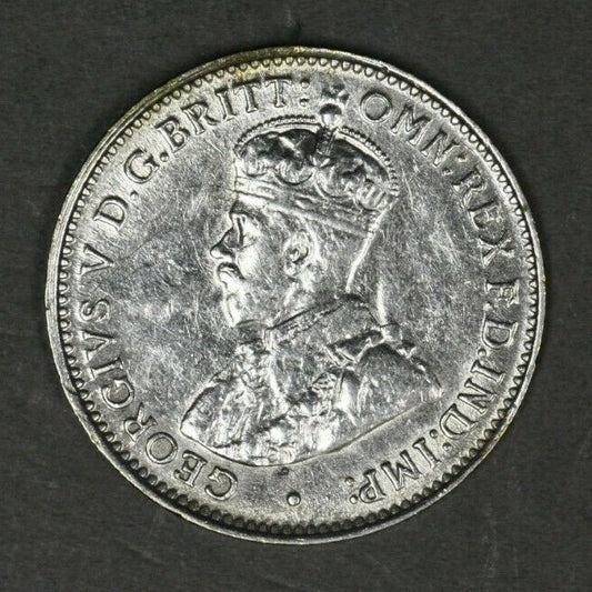 Australia 1911 3 Pence XF/AU Wiped Clashed Die   A3047