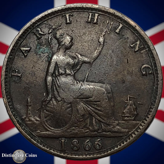 Great Britain 1866 Farthing 1/4d GB3555