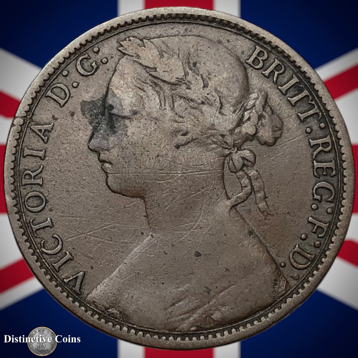 Great Britain 1876 H Penny 1d GB6377